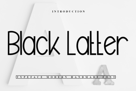 Black Latter: Timeless Display Font for Bold Branding