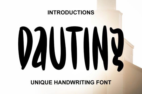 Dauting: A Quirky Display Font for Bold Creativity