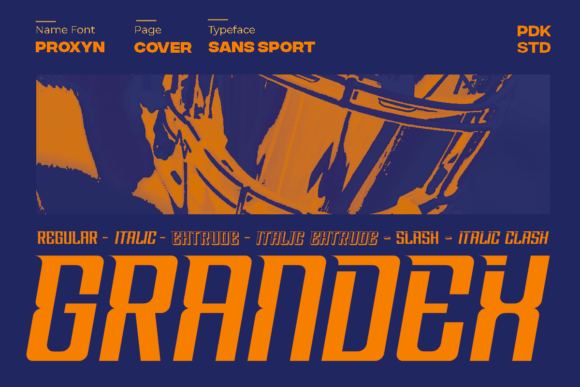 Grandex: Capturing the Roar of Racing in Modern Typography