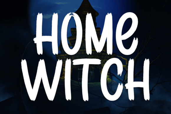 Home Witch: A Charming Handcrafted Display Font