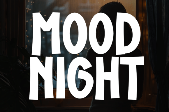 Mood Night: Evaluating a Bold Display Font for High-Impact Design