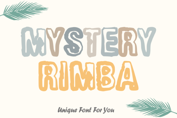Mystery Rimba: Strategic Typography for Horror-Chic Branding