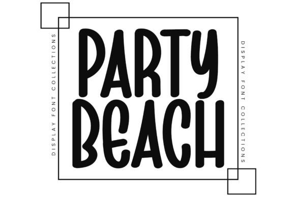 Party Beach: Elevating Design with Playful Typography