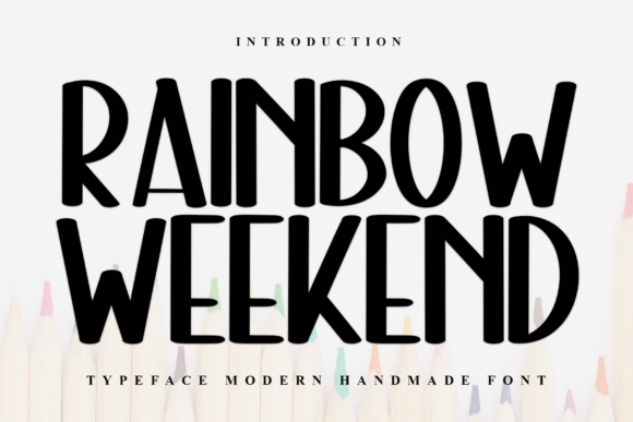 Rainbow Weekend: Elevating Holiday Designs with Festive Typography