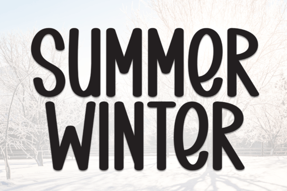 Summer Winter: Bold Typography for Impact