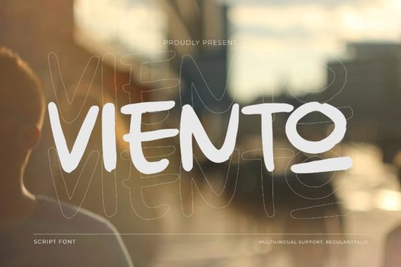 Viento Font: Mastering the Art of Hand-Painted Typography