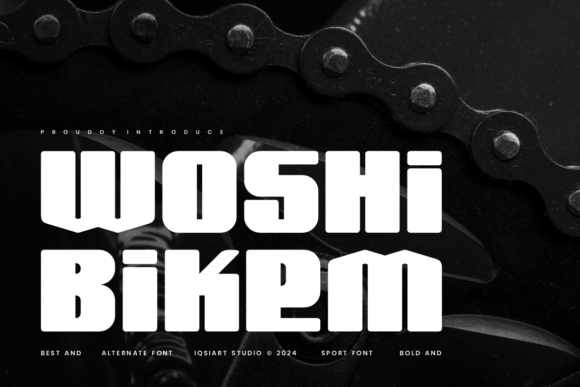 Woshi Bikem: The Bold Typography Choice for Modern Sports Design